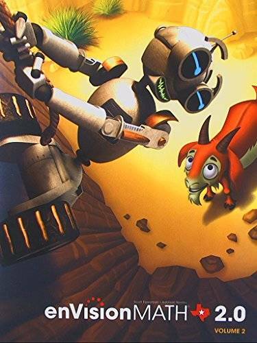 Pearson Texas, enVision MATH 2.0, Grade 4, Volume 2, Topics 9-16, 9780328 – GOOD