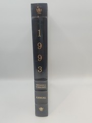 1993 Britannica Annual World Data Book of the Year Blue Leather NEW-SEALED