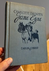 Antique Charlotte Bronte’s Jane Eyre 1946 adapted by Carlin & Christ Globe Book
