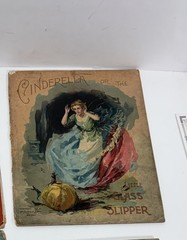 1897 Cinderella or the Little Glass Slipper Book McLoughlin Bros. 1800’s RARE