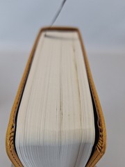 Zondervan NIV Large Print Holy Bible Leather Soft Chocolate Amber Lay Flat