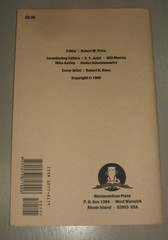 Crypt of Cthulhu # 90 Edited by Robert M. Price Necronomicon Press, 1995 First
