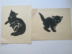 CATS ~ A PORTFOLIO ~ Clare Turlay Newberry ~ 1943 vintage prints x 16