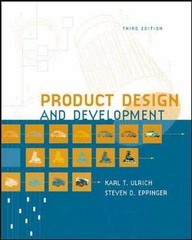Product Design and – Hardcover, by Ulrich Karl; Eppinger – Very Good c
