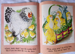 Vtg 1943 MY FIRST BOOK OF ANIMAL PICTURES Merrill Linen-Like Easter Bunny Lamb