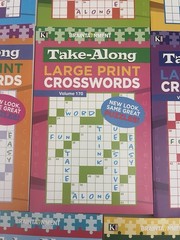 Lot 8 Kappa Take Along Large Print Crossword Books Braintainment NEW Free Ship