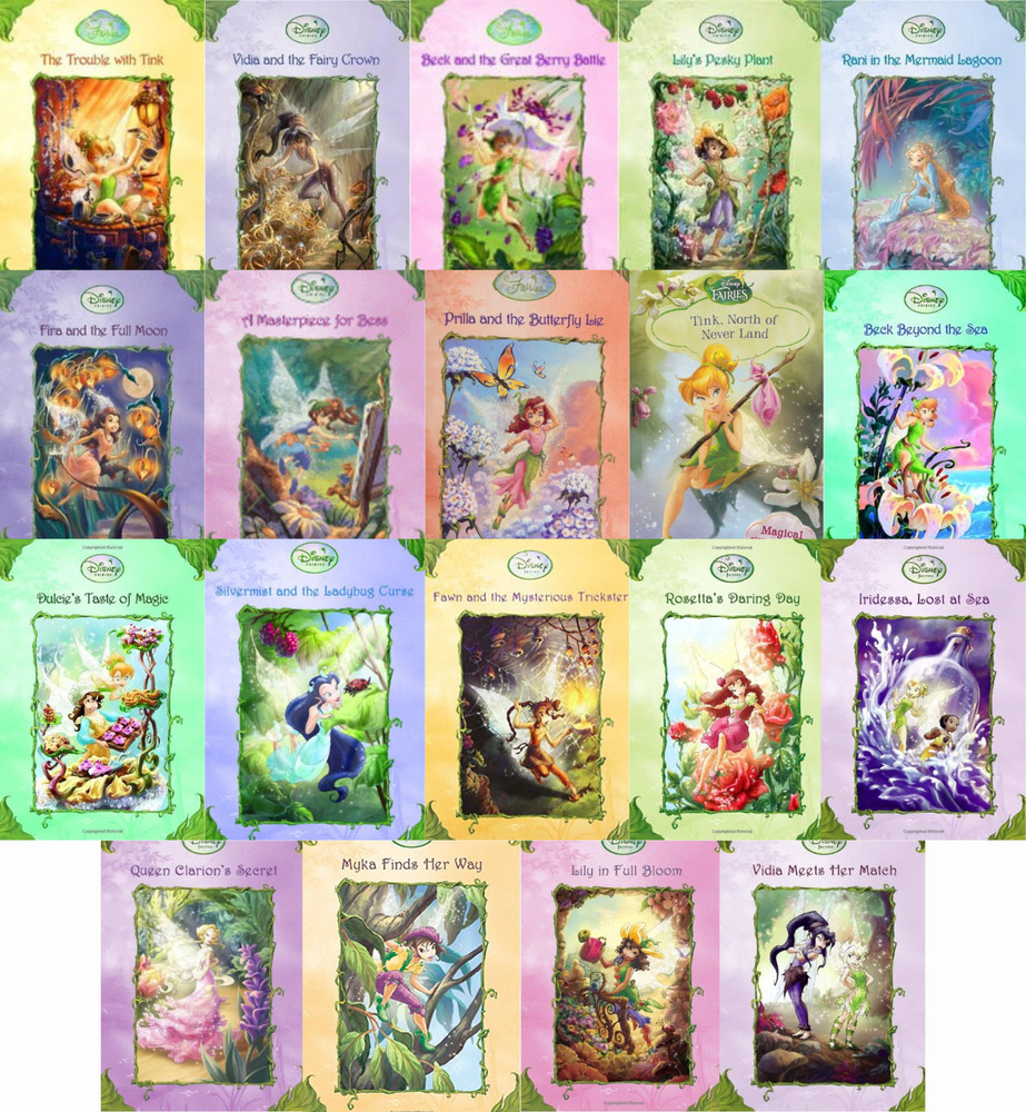 Rare Complete Set Series – Lot of 23 Tales of Pixie Hollow Disney Fairy books