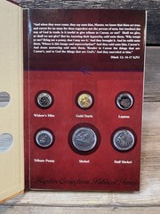 COINS OF THE BIBLE, Arthur L Friedberg HC with 6 Replicas!