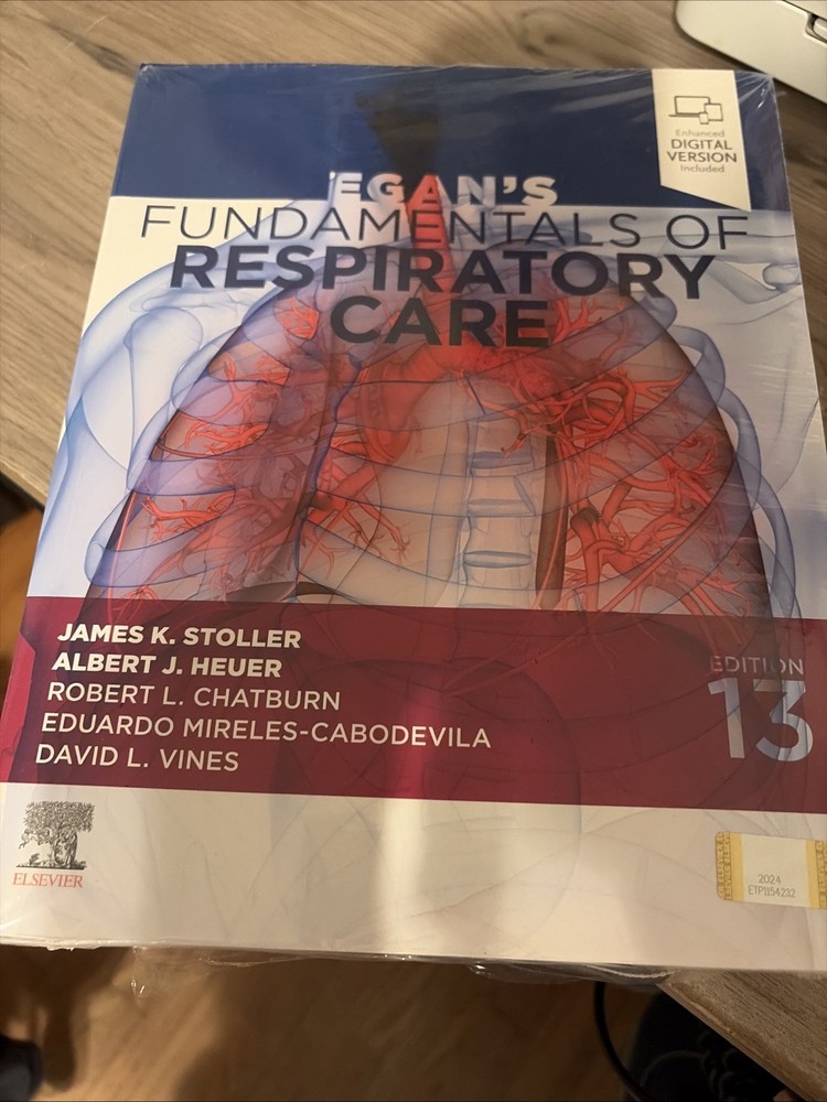 Egan’s Fundamentals of Respiratory Care 13e New in Shrink Wrap