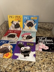 Lot Of 7 Aaron Blabey PB Picture Books Pig the Pug Thelma the Unicorn