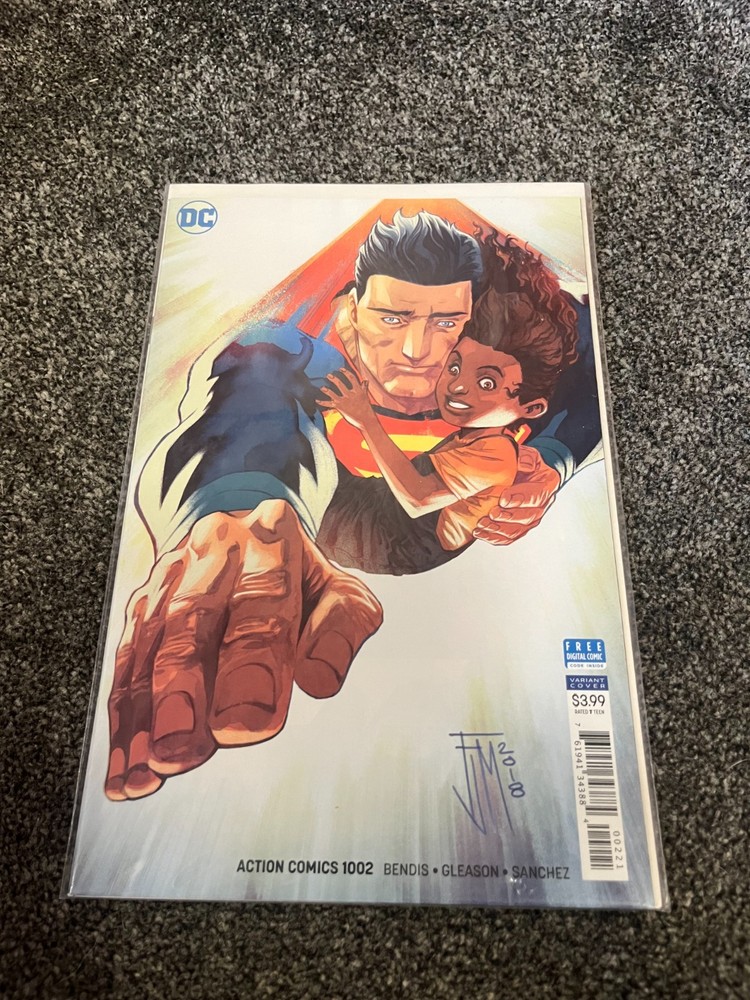 ACTION COMICS 1002 MANAPUL VARIANT COVER. NM (9.4 OR BETTER). 2018. DC