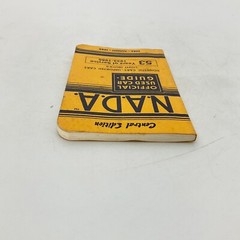 NADA Official Used Car Guide August Auto Valuation Paperback Book NADA 1986