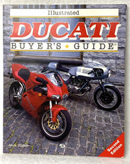 DUCATI ILLUSTRATED BUYERS GUIDE,VINTAGE,MOTORCYCLE,ITALIAN,WALKER,160 PAGES,GIFT