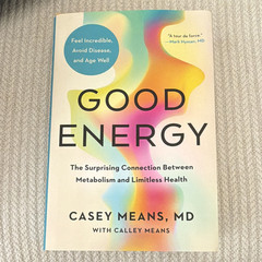 Good Energy by Casey Means & Calley Means, HARDCOVER, English Health (Adults)