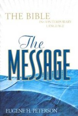 The Message: The Bible in Contemporary Language – Hardcover – VERY GOOD