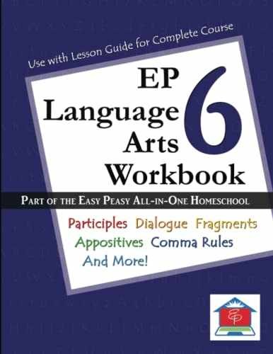 EP Language Arts 6 Workbook: Part – Paperback, by Rutherford Tina – Acceptable p