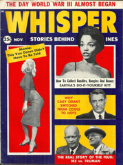 WHISPER – November 1960 – PETER HURKOS & ESP, EARTHA KITT, MAMIE VAN DOREN, MORE