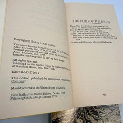 J.R.R. Tolkien The Hobbit + Lord of the Rings Box Set Gold Slipcase 1978 Vintage