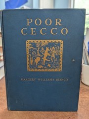 Poor Cecco Margery Williams Bianco 1925 1st Edition Arthur Rackham Illustrated