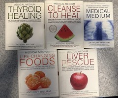 Lot Of 5 Medical Medium Hardcover Books By Anthony William
