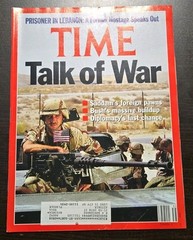 Time Magazine August 27, 1990 Talk Of War USA Iraq