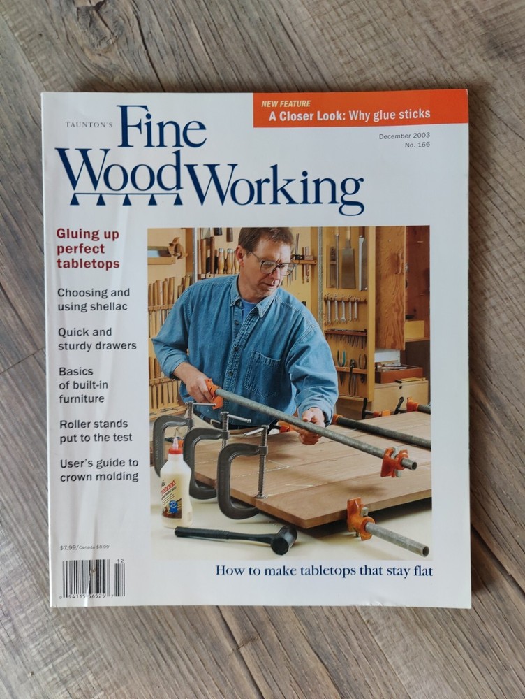 Lot Of 6 Tauton’s Fine Wood Working Magazine 2003 Full Set