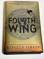 Fourth Wing (Empyrean 1 ) by Rebecca Yarros (2025, Har) 1st Ed. 6th Print Good