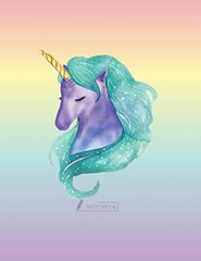 SKETCH BOOK: CUTE UNICORN COVER (8.5 X 11) INCHES 110 By Char Story *BRAND NEW*