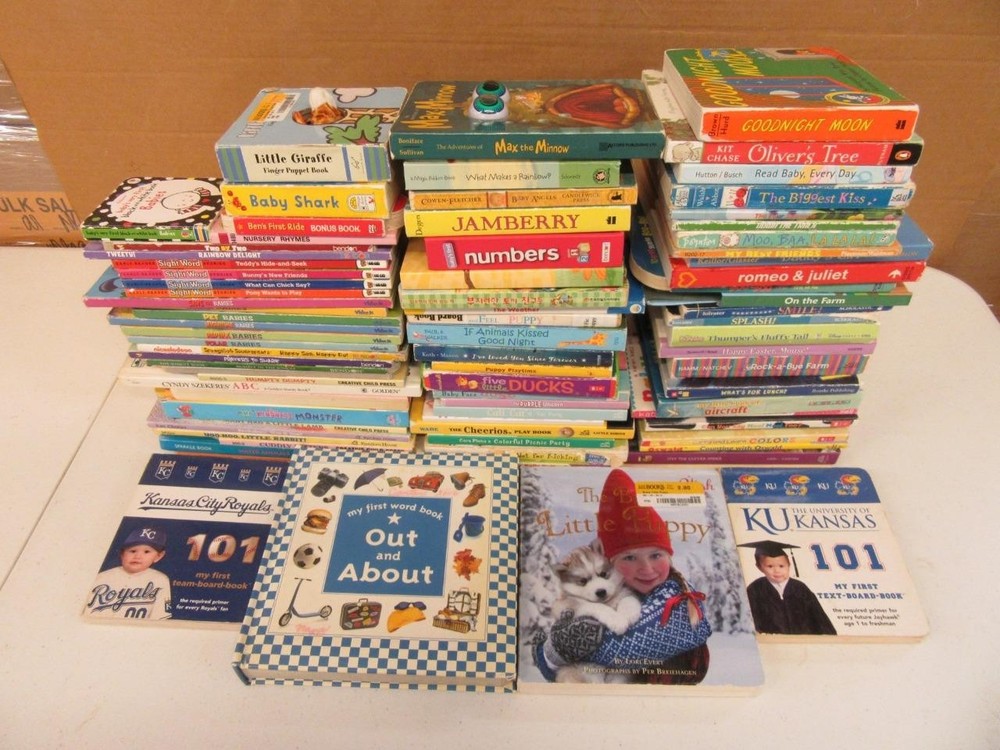 HUGE Lot of (84) Young Kids Toddlers Childrens Hardcover Hard Pages BOARD Books