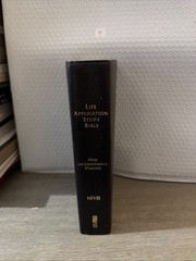 Life Application Study Bible NIV – Black Bonded Leather – Zondervan