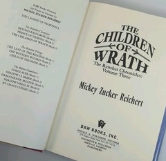 THE CHILDREN OF WRATH Mickey Zucker Reichert 1st/1st HC DJ Renshai Chronicles 3
