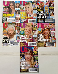 US Weekly Magazines Lot of 7 issues 2013, 2017, 2021, 2022 Celebrity