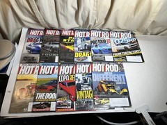 Hot Rod Magazine Lot Of 11 Issues 2023-2025 Ex-Library Hot Rod Where It Al Began