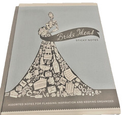 NEW Bride Ideas Sticky Notes Chronicle Books Wedding Planner Stationery Gift
