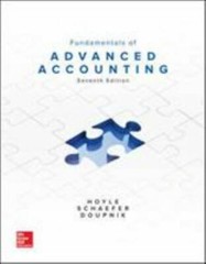 Fundamentals of Advanced Accounting by Hoyle, Joe Ben, Schaefer, Thomas, Doupni