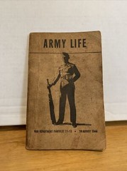 1944 ARMY LIFE War Department Pamphlet 21-13 illustrated 182 pages Free Shipping