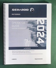 2024 SeaDoo RXP Series Operator’s Manual w/ Protective Covers