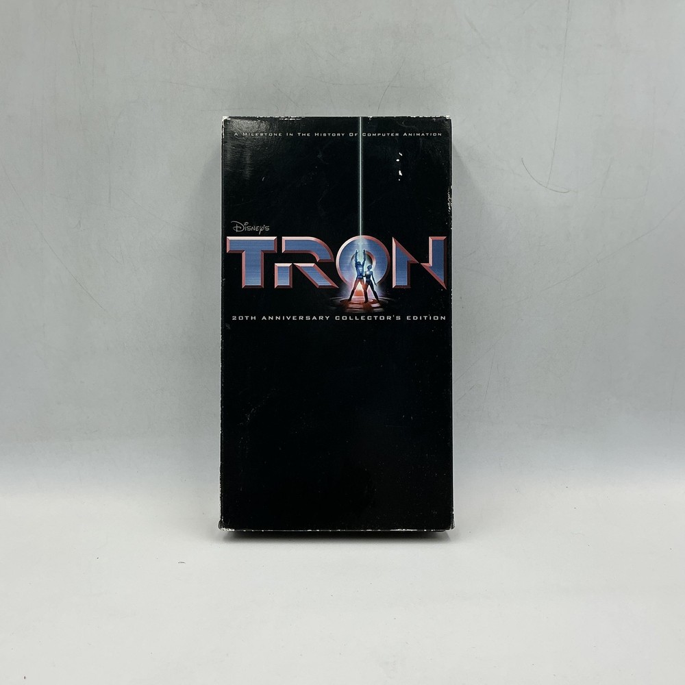 Vintage Disney’s TRON 20th Anniversary Collector’s Edition Black VHS 2002