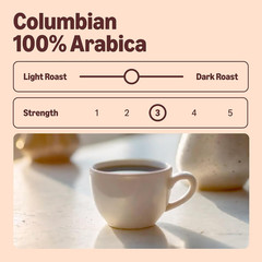 By Amazon Colombian Coffee Beans, Medium Roast,1Kg (2 Packs X 500G) – Rainforest