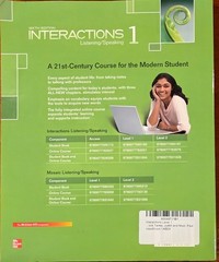 Interactions Level 1 Listening/Speaking Student Book Tanka