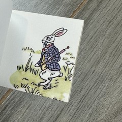 Flipix Alice in Wonderland Running Late Flip Book 1999 B Shackman Animation Flaw