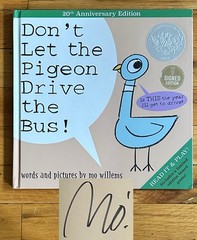 SIGNED Mo Willems Don’t Let the Pigeon Drive the Bus! (20th Anniversary Ed) NEW!