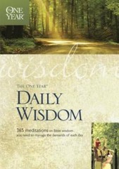 The One Year Daily Wisdom (One Year Book) – Paperback By Wilson, Neil – GOOD