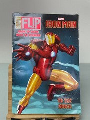 Marvel Iron Man Giant Flip Coloring Book 50 Stickers – Disney Enterprises – 2013