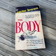 The Body, Carter Brown, Signet #1527, First Printing, July 1958, 126 pages
