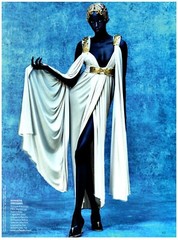 Karl Lagerfeld Iconic Look Fendi Sexy Roman Goddess Dress Magazine CLIPPING