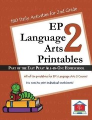 EP Language Arts 2 Printables – Paperback By Rutherford, Tina – GOOD