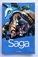 Saga Vol 5 TPB 2015 Brian K Vaughan Fiona Staples Image Comics Graphic Novel