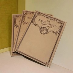 The Worlds Greatest Paintings HB Books Volumes 1-3, Vintage Art Interest Book