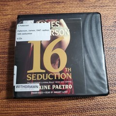 16th Seduction James Patterson 2020 Unabridged Audio CD Fiction Hachette